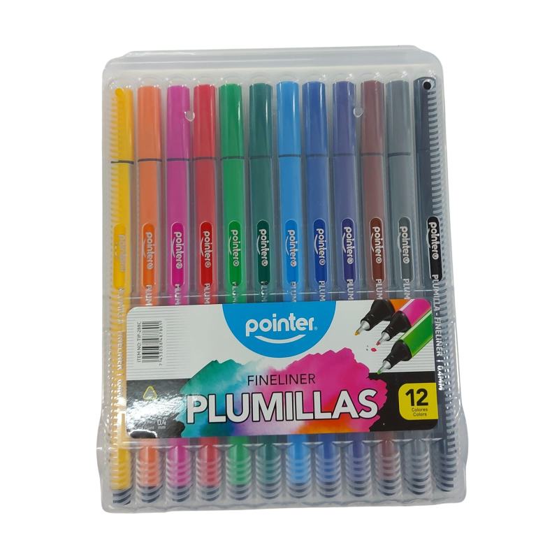 Lápiz tiralineas 12 colores