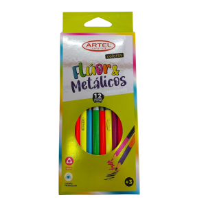 Lápiz de color metalizado/neon Artel X12