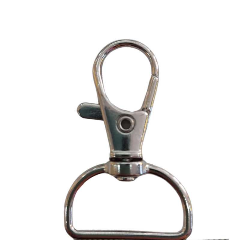 Mosquetón metálico  para cinta de 25mm