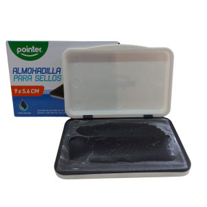 Almohadilla para sellos negra