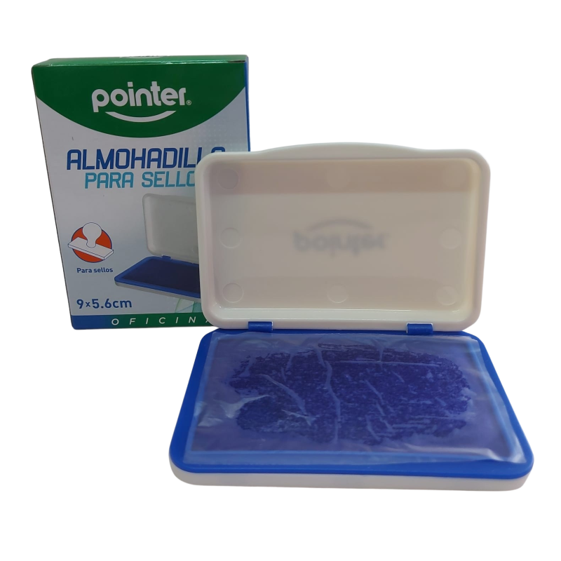 Almohadilla para sellos azul