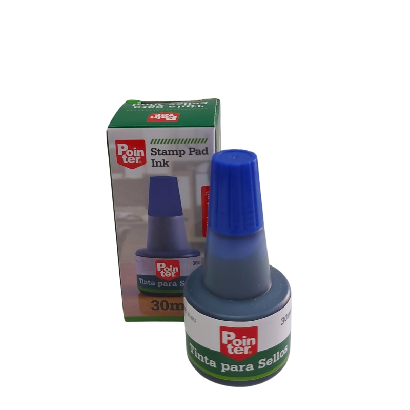 Tinta para sellos azul