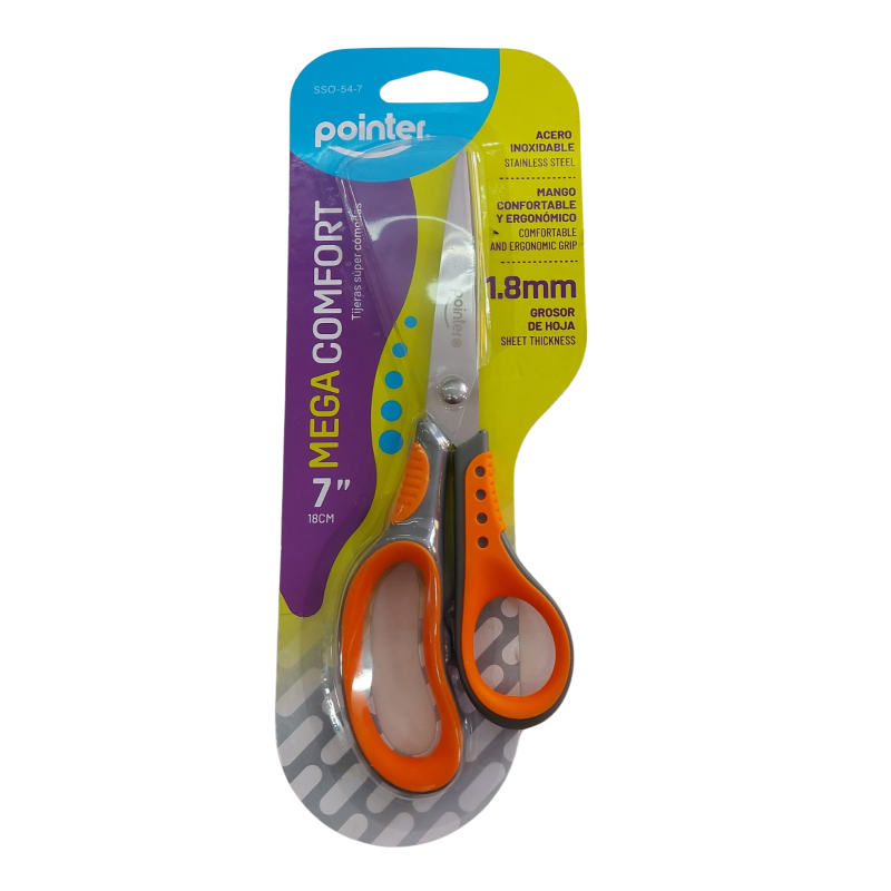 Tijera MEGA CONFORT 7 pulgadas