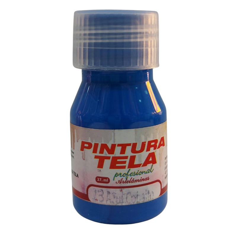 Pintura para telas Color 12 Azul Ultramar Artelaminas 37mL