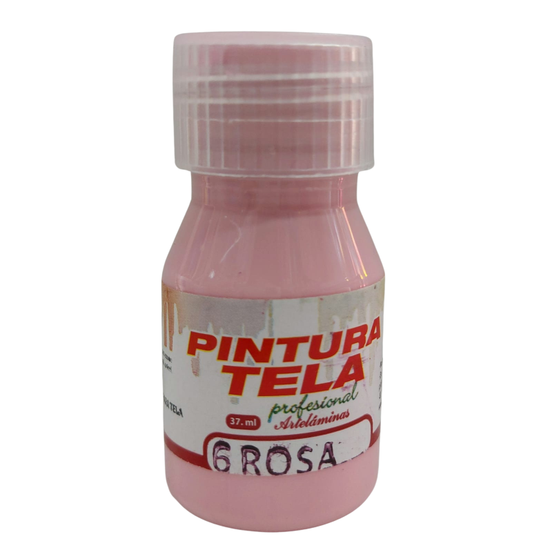 Pintura para telas Color 6 Rosa Artelaminas 37mL