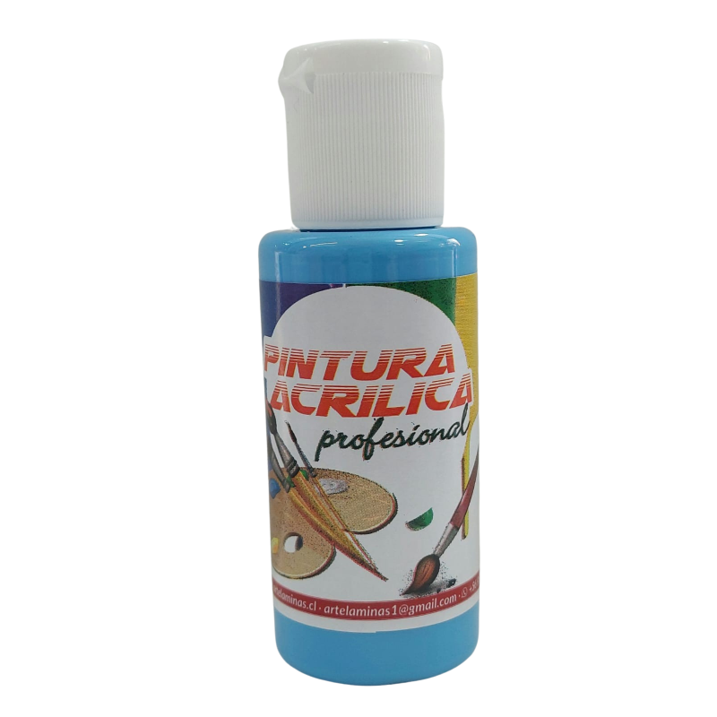 Pintura acrilica Color 15 Agua Marina Artelaminas 50mL