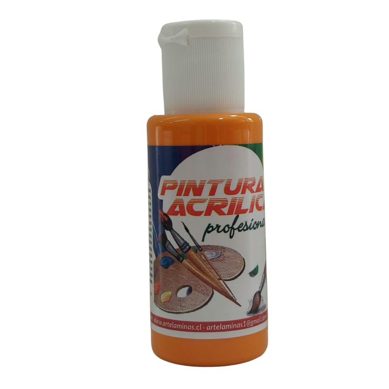 Pintura acrilica Color 18 Naranja Artelaminas 50mL