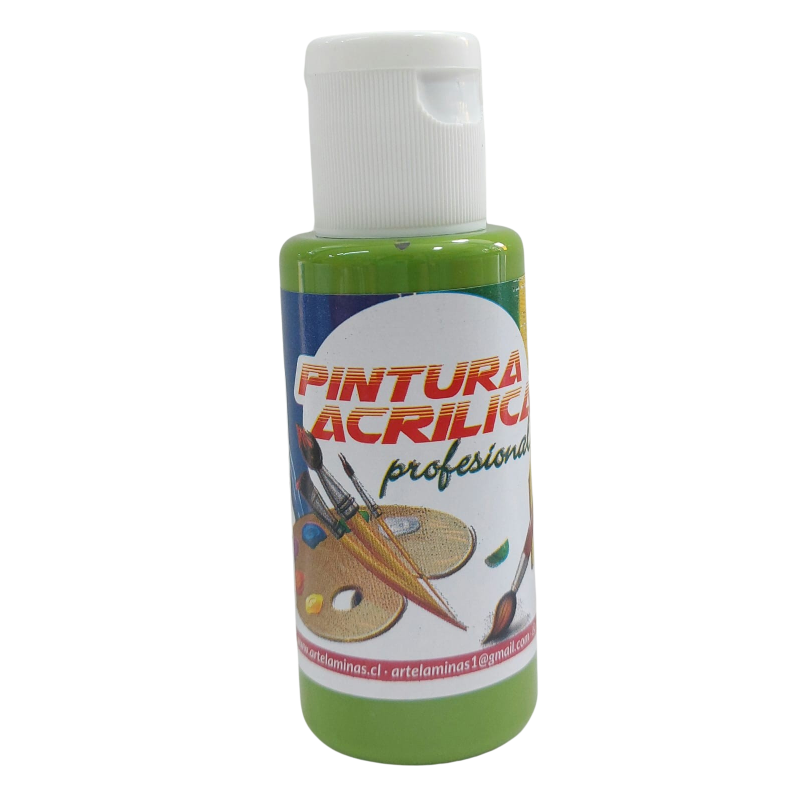 Pintura acrilica Color 26 Verde Hoja Artelaminas 50mL