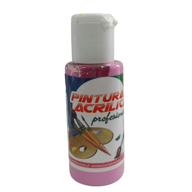 Pintura acrilica Color 34 Rosa Crepusculo Artelaminas 50mL