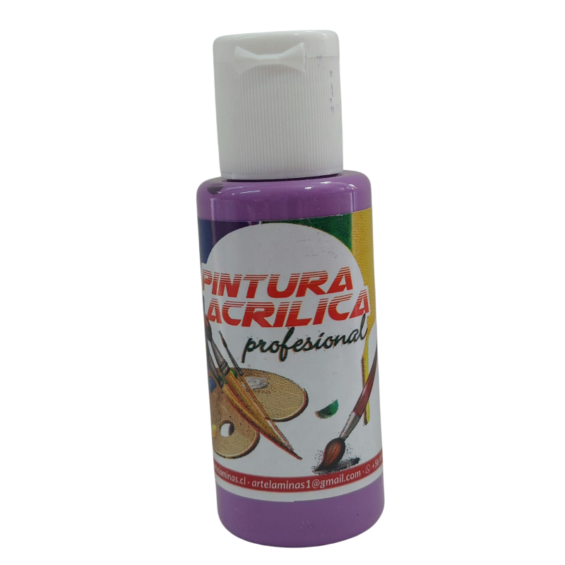 Pintura acrilica Color 44 Lila Artelaminas 50mL