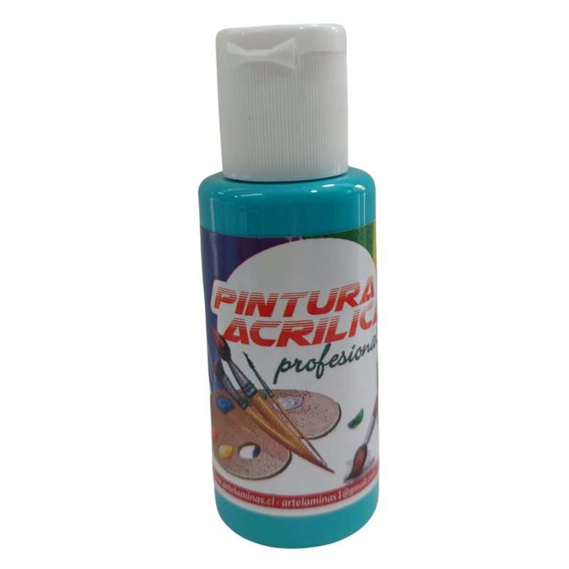 Pintura acrilica Color 63 Turquesa Artelaminas 50mL