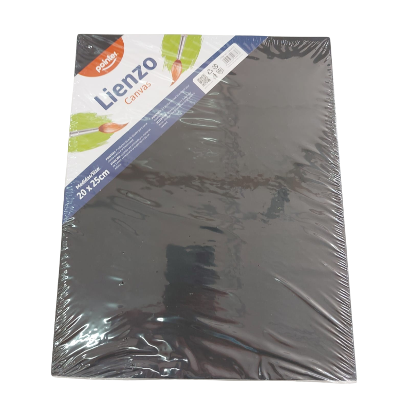 Cartón entelado pointer 24x30 negro