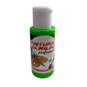 Pintura acrilica Color 701 Fluor Verde Artelaminas 50mL