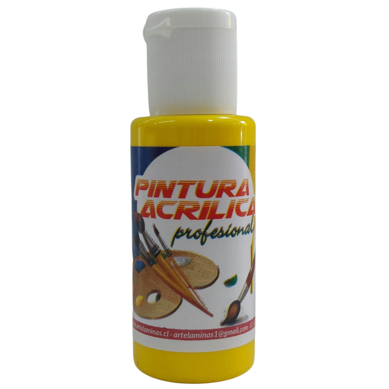 Pintura acrilica Color 4 Cadmio Claro Artelaminas 50mL