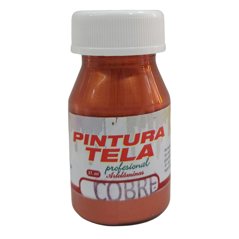Pintura para telas Color 603 Metalico Cobre Artelaminas 37mL