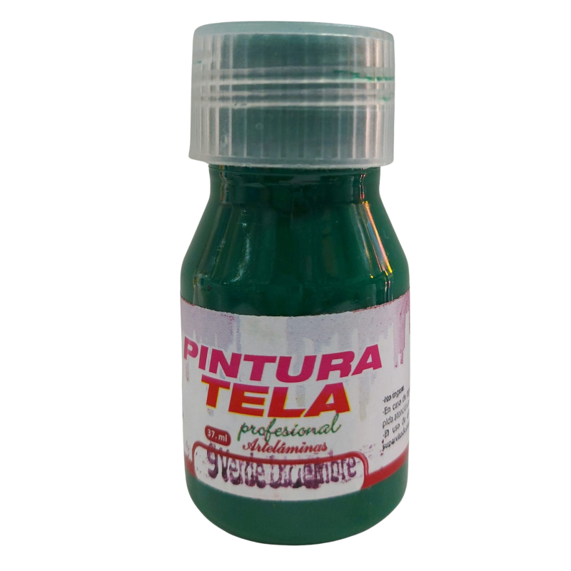 Pintura para telas Color 9 Verde Diciembre Artelaminas 37mL
