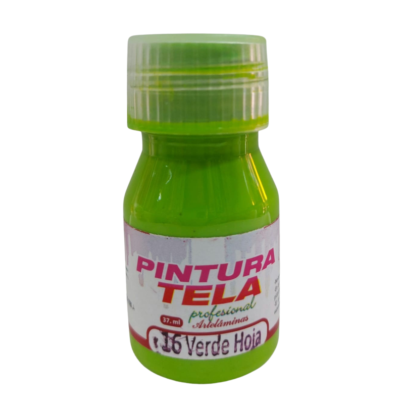Pintura para telas Color 16 Verde Hoja Artelaminas 37mL
