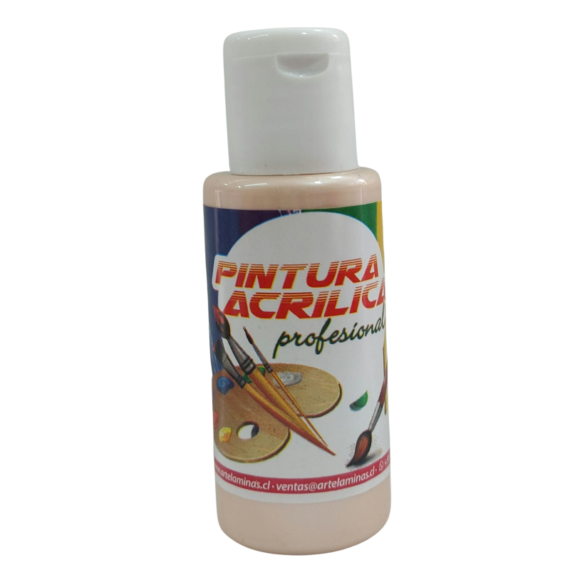 Pintura acrilica Color 611 Metalico Piel pastel Artelaminas 50mL