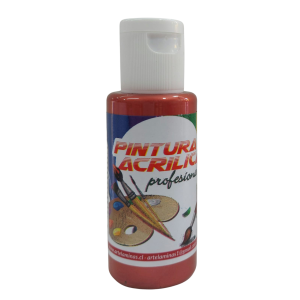 Pintura acrilica Color 644 Metalico Rojo Fuego Artelaminas 50mL