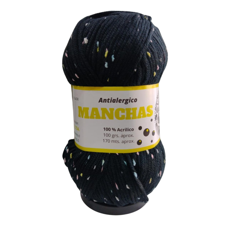 Lana Tetejo Manchas 100gr BLACK
