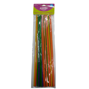 Palitos redondos para manualidades colores