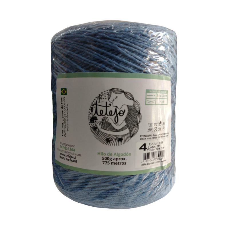 Hilo Tetejo algodon N4 500gr 154