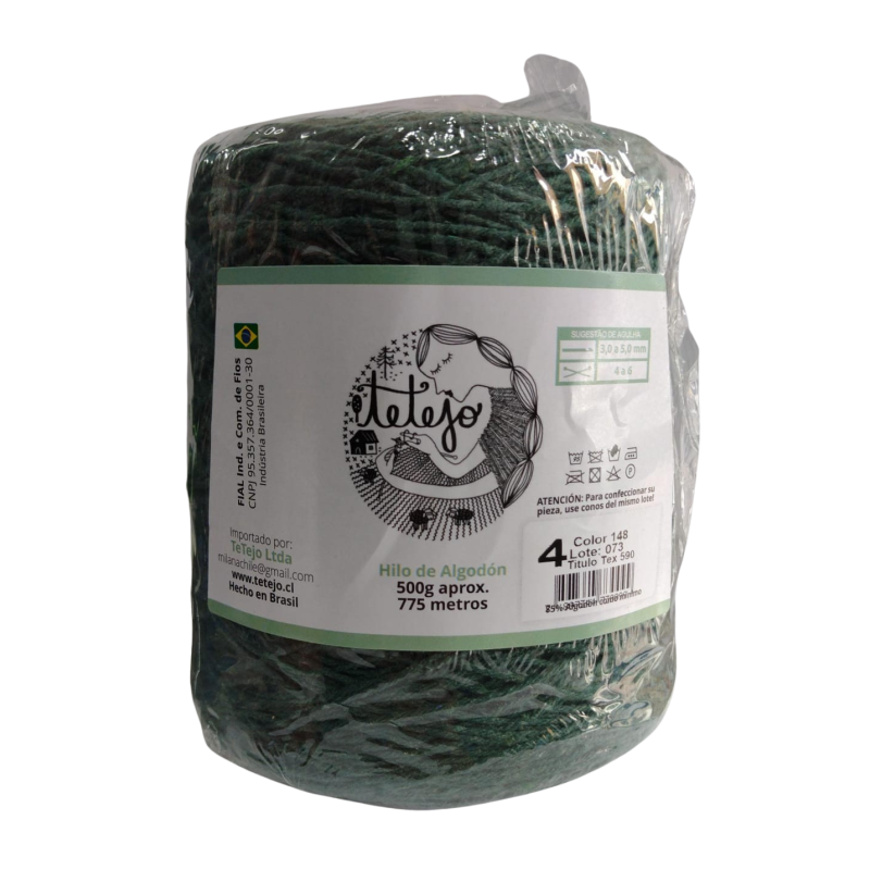 Hilo Tetejo algodon N4 500gr 148