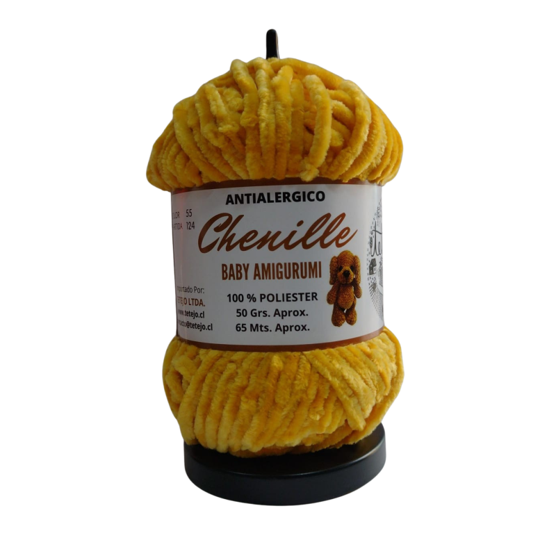 Lana Tetejo Chenille Baby Amigurumi 50gr 55