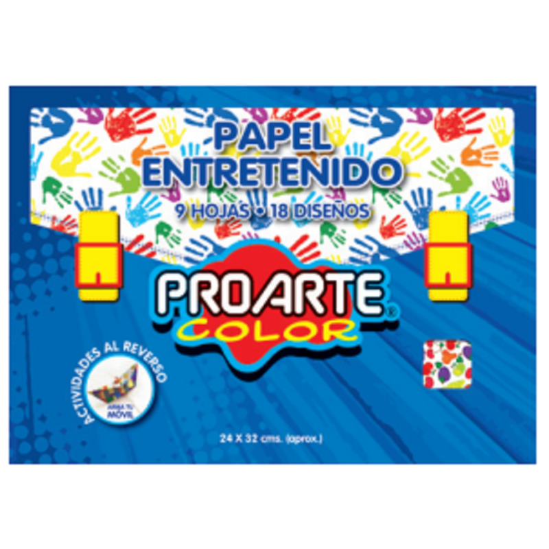 Papel entretenido 9Hojas 32X24