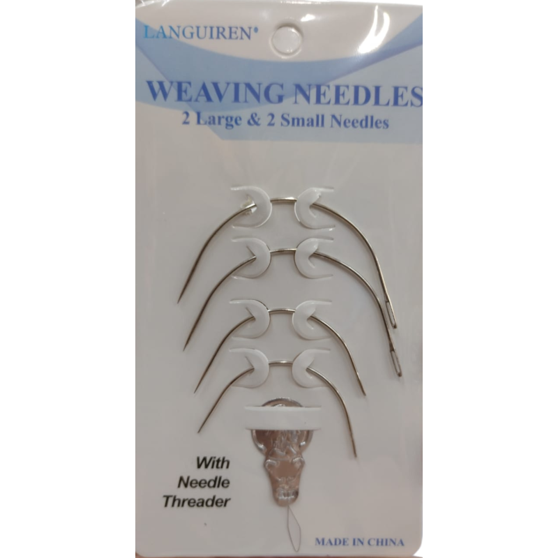 Set aguja curva + enhebrador 1724