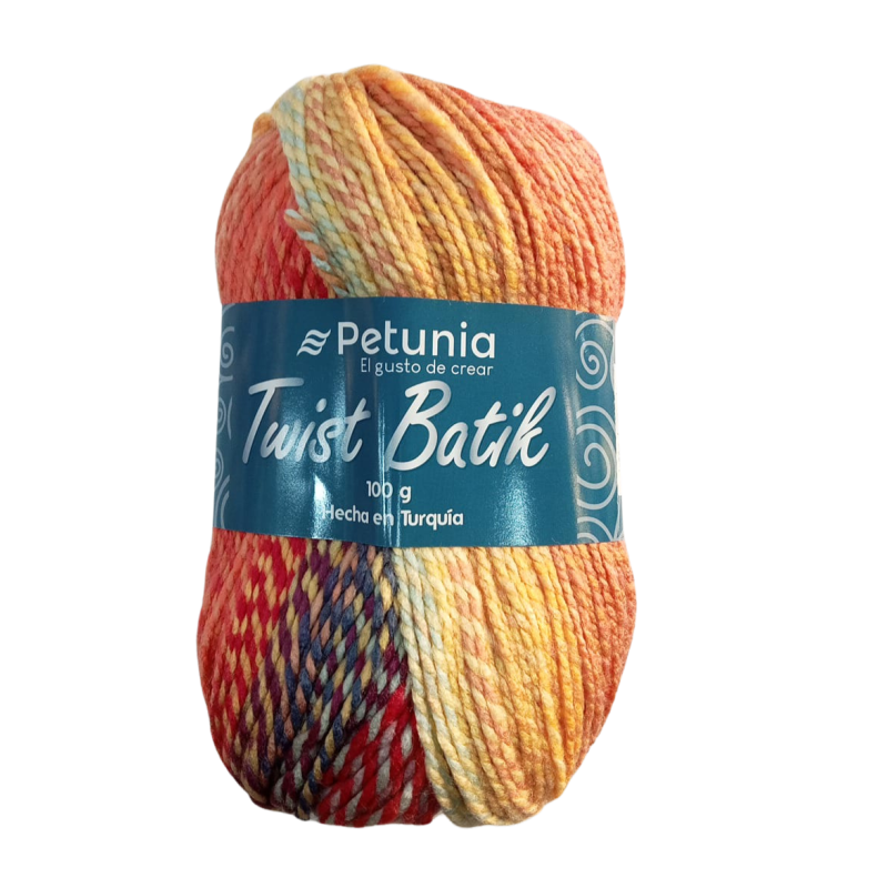 Lana Petunia Twist Batik 100gr 1009