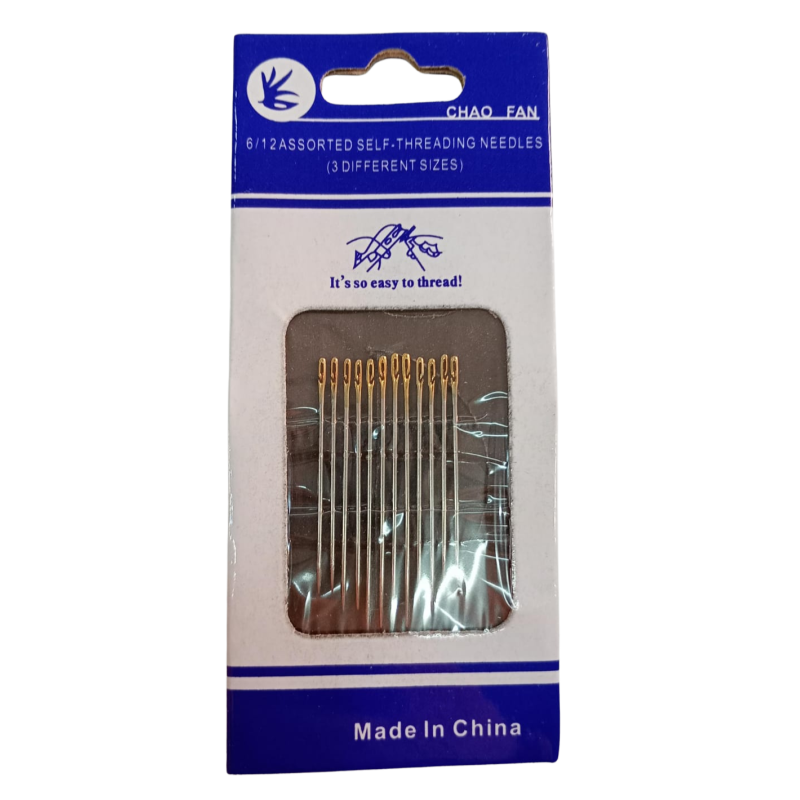 Aguja enhebrado facil