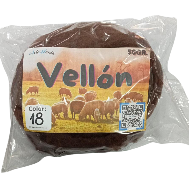 Vellón ArteMania 50gr 18 (Café)