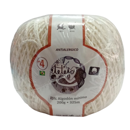 Hilo Tetejo algodon N4 200gr 198