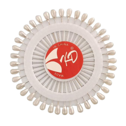 Alfiler rodela 40un blanco