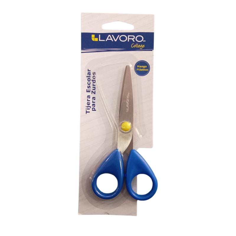 Tijera escolar para zurdos