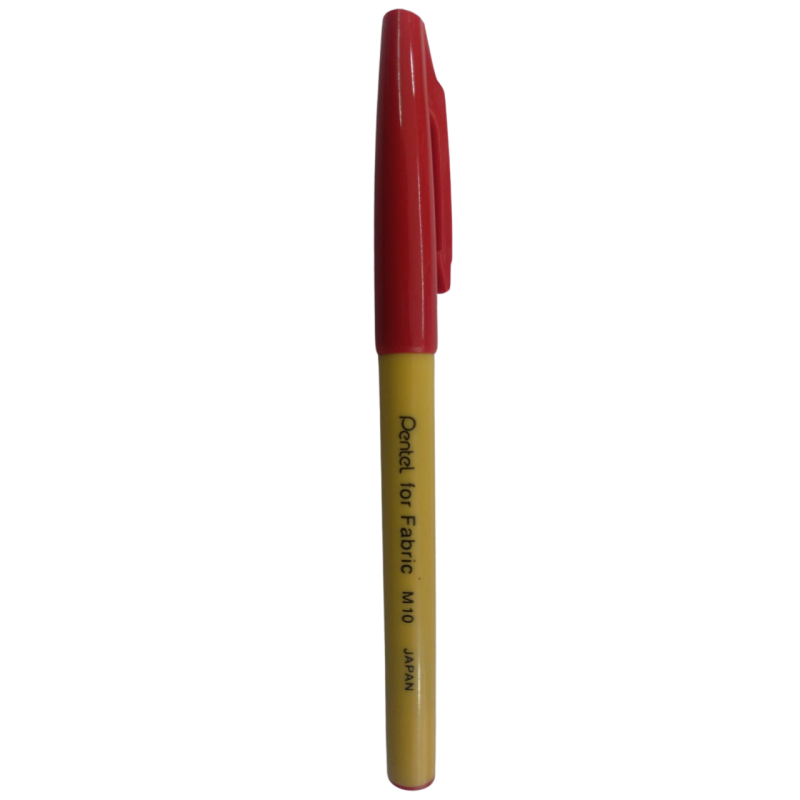 Plumon para marcar telas Pentel rojo