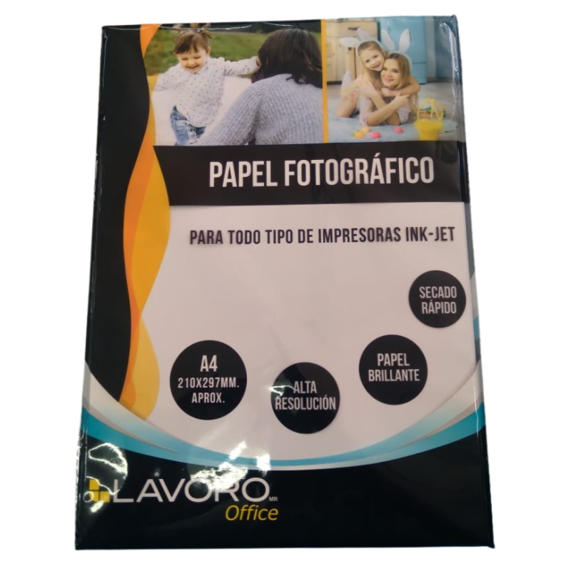 Papel fotográfico autoadhesivo A4 200gr X20