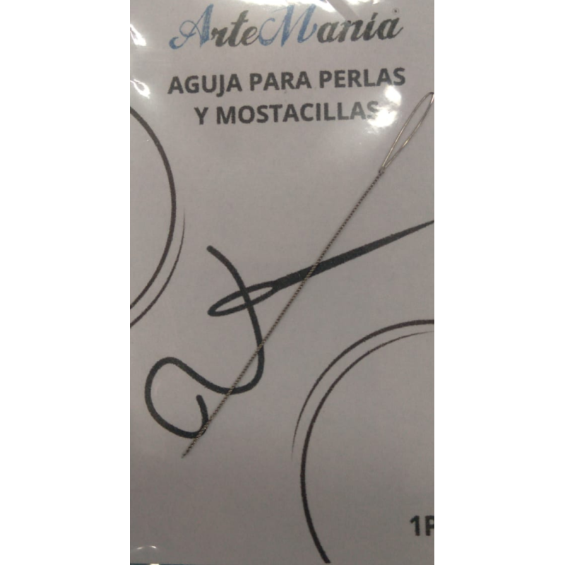 Aguja para perlas y mostacillas