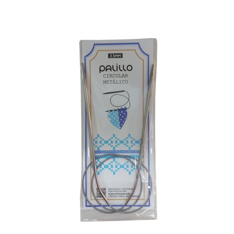 Palillo circular metálico 4.0 80cms (metal/metal)