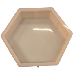 Molde de silicona hexagonal 20X22.5X5.2