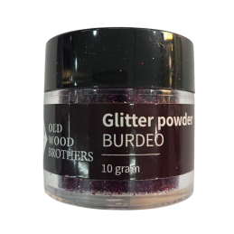 Glitter fino 10gr para uso en resina Burdeo G05