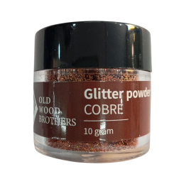 Glitter fino 10gr para uso en resina Cobre G09