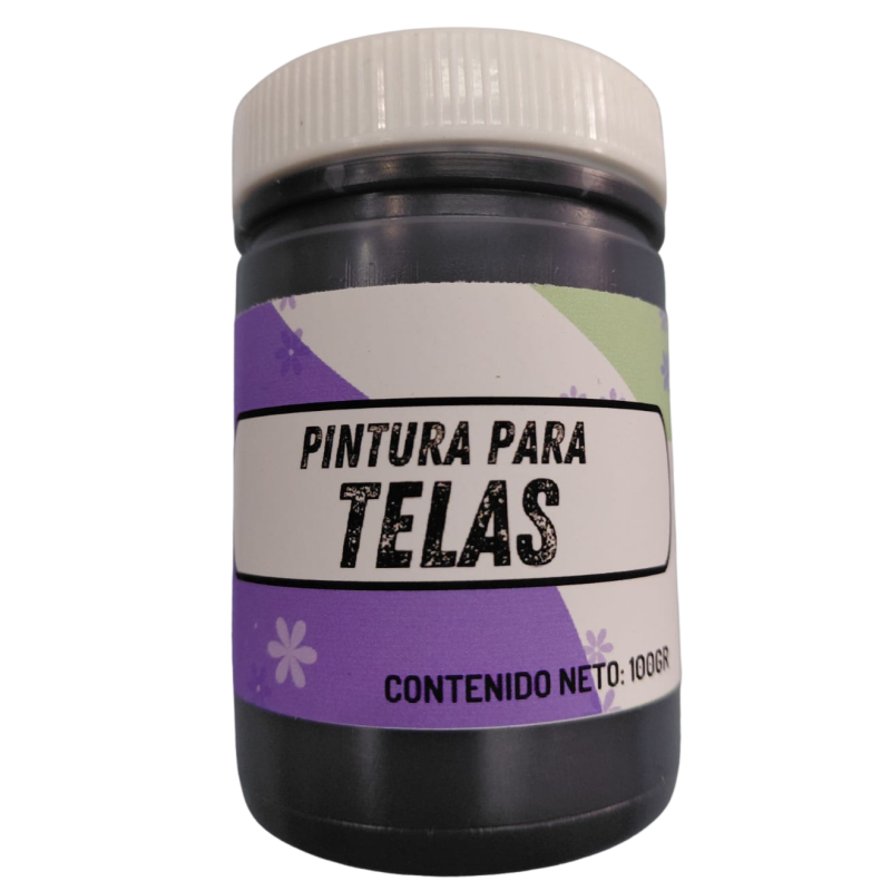Pintura para telas ArteMania 100ml Negra