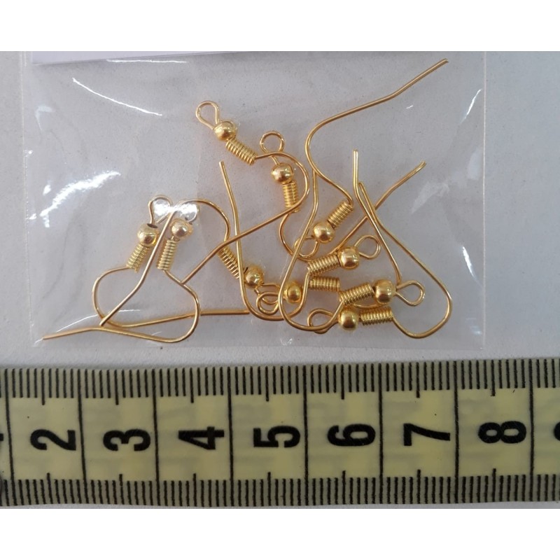 Gancho para aros dorado