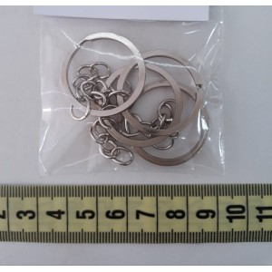 Argolla para llavero x4