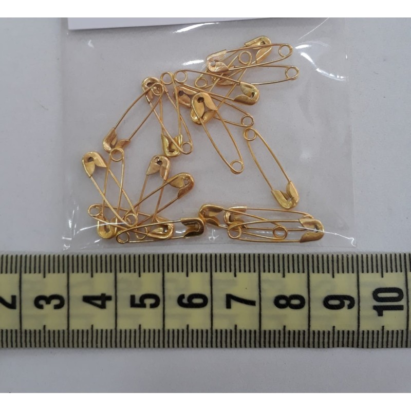 Alfiler de gancho dorado por 20