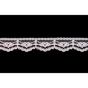 Blonda LF4016 (blanco) 1,7cms pieza 10mts