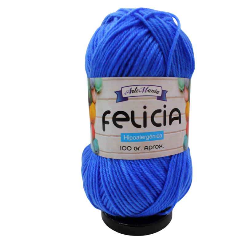 Lana ArteMania Felicia 100gr 861 Azul Rey