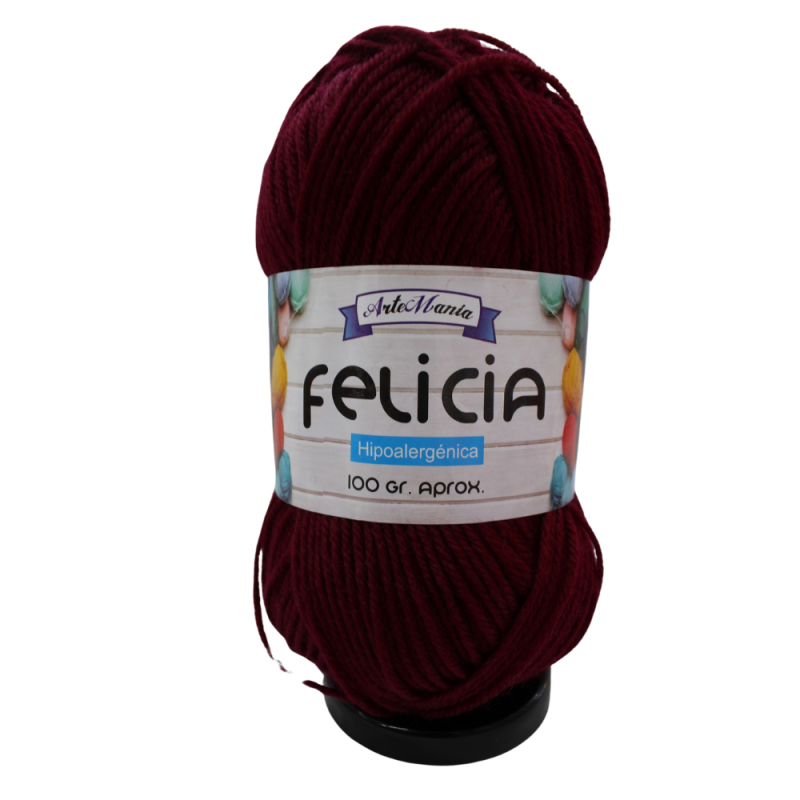 Lana ArteMania Felicia 100gr 100 Burdeo